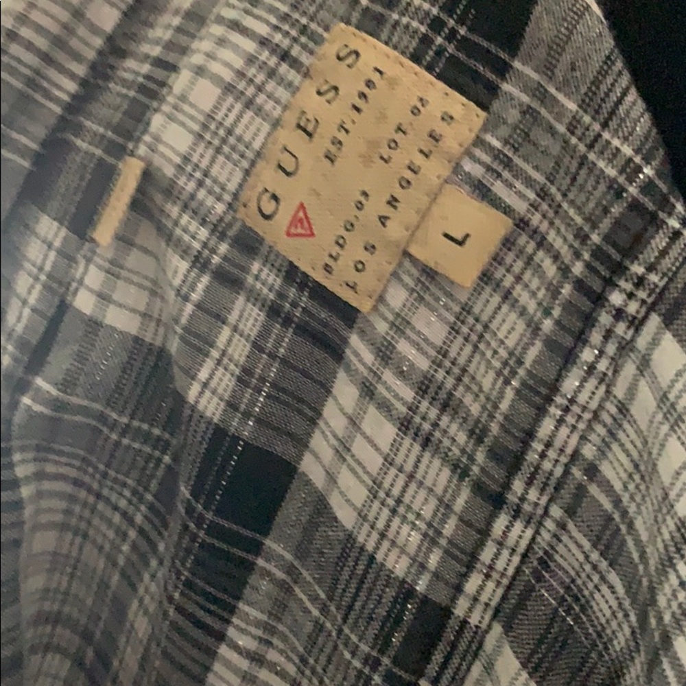 Guess Jean Style Snap Button Shirt - Picture 4 of 4